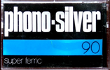 Compact Cassette: Unknown Phono-Silver -  90