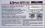 Compact Cassette: FUJI Fuji - GT-I 90