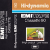 Compact Cassette EMITAPE Hi-dynamic 90 Type I Normal 1972 England