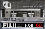 Compact Cassette: FUJI Fuji - FR-II 60