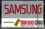 Compact Cassette:  Samsung - Super SM 100 60