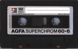 Compact Cassette: AGFA  - Superchrom 60+6