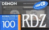 Compact Cassette Denon RD-Z 100 "RD-Z100P" Type I Normal 1989 Japan