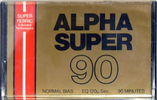 Compact Cassette: Unknown Alpha Super -  90