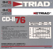 Compact Cassette: Taiyo Yuden Triad - CD-II 76