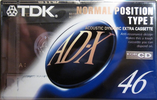 Compact Cassette: TDK  - AD-X 46