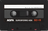 Compact Cassette: AGFA  - Superferro HDX 60+6