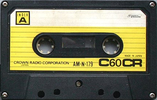 Compact Cassette:  Crown - CR 60