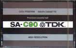 Compact Cassette: TDK  - SA 90