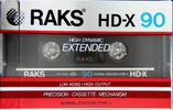 Compact Cassette: RAKS  - HD-X 90