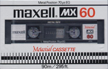 Compact Cassette: Maxell / Hitachi Maxell - MX 60