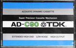 Compact Cassette: TDK  - AD 90