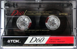 Compact Cassette: TDK  - D 60