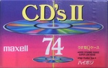 Compact Cassette: Maxell / Hitachi Maxell - CD's II 74