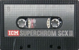 Compact Cassette ICM SCX II 60 Type II Chrome 1979 Europe