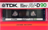 Compact Cassette: TDK  - AV-D 90