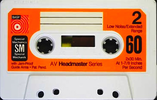 Compact Cassette BASF Headmaster Series 60 Type I Normal 1975 USA