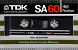 Compact Cassette: TDK  - SA 60