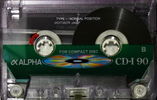 Compact Cassette:  Alpha -  90