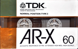 Compact Cassette: TDK  - AR-X 60