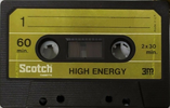 Compact Cassette: 3M Scotch - High Energy 60