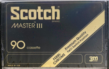 Compact Cassette: 3M Scotch - Master III 90