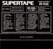 Compact Cassette: Unknown SUPERTAPE - HB Plus 60