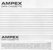 Compact Cassette:  Ampex -  60