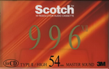 Compact Cassette: 3M Scotch - 996 X-II 54