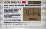 Compact Cassette: Unknown Golden -  60