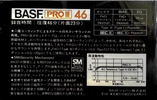 Compact Cassette: BASF  - Pro III 46