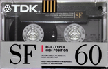 Compact Cassette: TDK  - SF 60