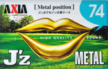 Compact Cassette: FUJI AXIA - J`z Metal 74