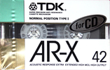 Compact Cassette: TDK  - AR-X 42