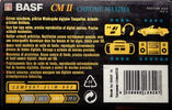 Compact Cassette: BASF  - CM II 100