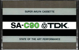 Compact Cassette: TDK  - SA 90