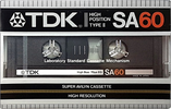 Compact Cassette: TDK  - SA 60