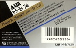 Compact Cassette: FUJI AXIA - PS-IIs 74