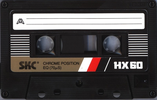 Compact Cassette SKC HX 60 Type II Chrome 1984 South Korea