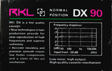 Compact Cassette:  RKL -  90