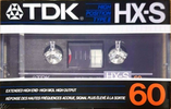 Compact Cassette: TDK  - HX-S 60