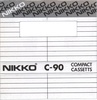 Compact Cassette Nikko 90 Type II Chrome 1982 Europe