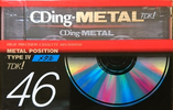 Compact Cassette: TDK  - CDing-Metal 46