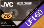 Compact Cassette:  JVC - UFII 60