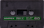 Compact Cassette:  Ampex - PCY II 60