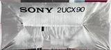 2 pack Sony UCX 90 Type II Chrome 1985 Europe