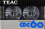 Compact Cassette:  Teac - CDC 60