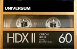 Compact Cassette: Unknown Universum - HDX II 60