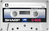 Compact Cassette:  Sharp -  60