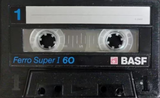 Compact Cassette BASF Ferro Super I 60 Type I Normal 1989 Europe